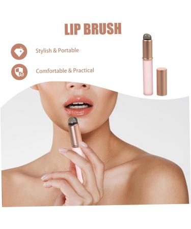 WOONEKY 2pcs Lip Brush Lip Gloss Women Makeup Tools Lipstick Brush Applicator Portable Lipstick Brush Lip Applicator for Women Lipstick Applicator Wands Makeup Brush - Buy Online on SooperMarket.com