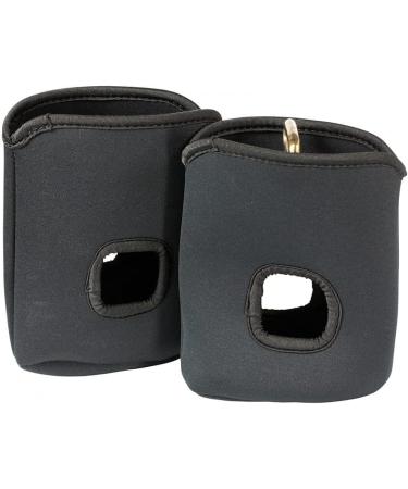 HORZE Soft Neoprene Stirrup Cover | Black, One Size - Protect Your Saddle - Buy Online on SooperMarket.com