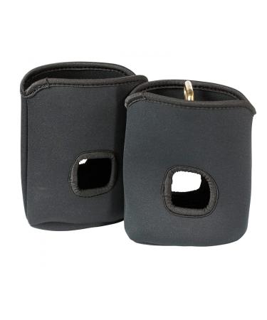 HORZE Soft Neoprene 6.3" x 8" Stirrup Covers | Protect Your Saddle Black One Size
