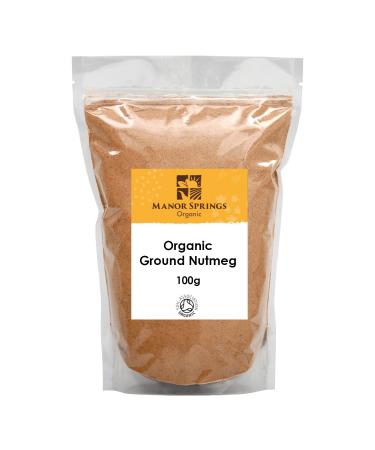 Organic Ground Nutmeg 100g by Manor Springs Organic