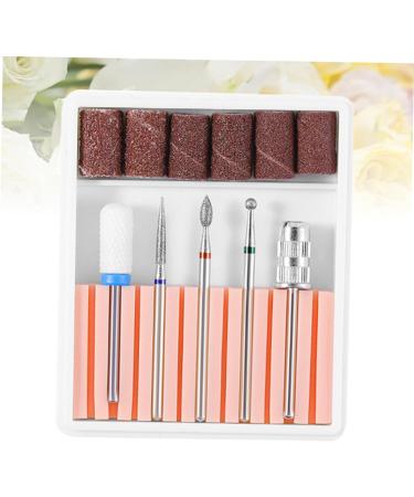 POPETPOP 2 Sets Cuticle Drill Bit Nail Drill Bits for Acrylic Nail Drill Tool Nail Drill Heads Nail Bits Nail Grinding Head Drill Bits for Nails Nail File Bits Pedicure Bits Nail Polish Gel 6.5x5.5cmx2pcs Pinkx2pcs - Buy Online on SooperMarket.com