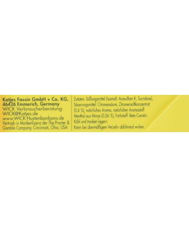 Wick Lemon & Natural Menthol Sugar-Free Click Box - Pack of 10 (10 x 46g) | International Shipping Available - Buy Online on SooperMarket.com