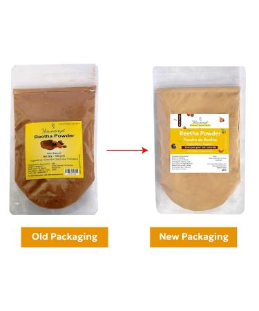 Yauvanya Reetha Powder - Natural Hair Cleanser & Nourisher | 100g | Soapnut (Sapindus mukorossi) - International Shipping - Buy Online on SooperMarket.com