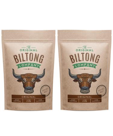 Original Biltong Big Bag High Protein Healthy Snack Made from British & Irish Beef by The Original Biltong Company (Original 500 g) Original 500 g