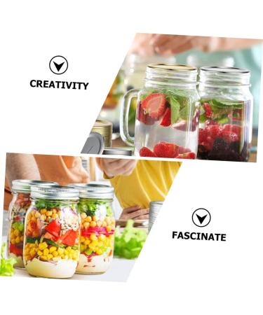 POPETPOP 90 Pcs Mason Jar Lids Soda Can Lids Sprouting Lids for Mason Jars Lids Regular Mouth Glass Coffee Carafe Canning Jar Lids Wide Mouth Mason Jar Metal Lids Tinplate Heart-shaped Ring Silverx3pcs 8.6X8.6X0.2CMx3pcs - Buy Online on SooperMarket.com