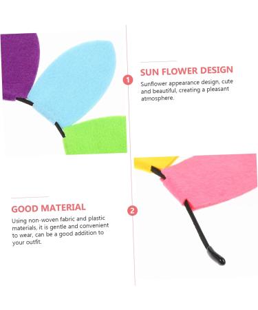 Gadpiparty Sun Flower Headband Lovers Props Make up Colorful Non-woven Plastic Colorful 28X13CM - Buy Online on SooperMarket.com