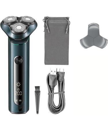 GeRRiT Electric Razor for Men | Waterproof 3D Rotary Shaver & Beard Trimmer | USB Rechargeable - Buy Online on SooperMarket.com