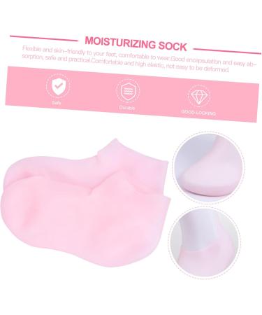 minkissy 2 Pairs Protective Socks Spa Socks Moisturizing Feet Sock Moisturizing Stocking Cracked Feet Socks Heel Sockss Foot Heel Protector Socks Women Socks Open Toe Socks Sebs Lotion Miss - Buy Online on SooperMarket.com