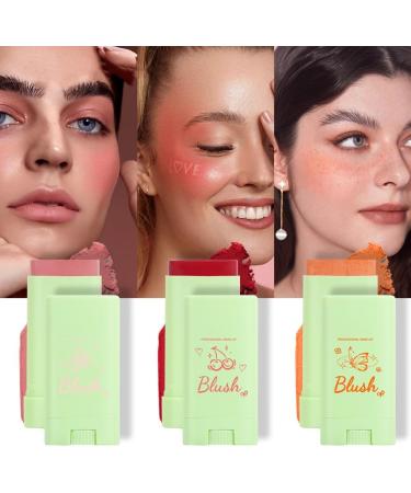 Lovelycat Colorful Moisturizing Stick Colorful Makeup Pink Stick Lasting Natural Makeup Eye Shadow Lip Cheek Waterproof for All Skin (pink One Size) Pink 1 g (Pack of 1) - Buy Online on SooperMarket.com