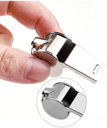 IJIZUO Stainless Steel Trill Pipe - Professional Whistle with Lanyard for Coaches Dog Training Sports & Physical Education - Buy Online on SooperMarket.com
