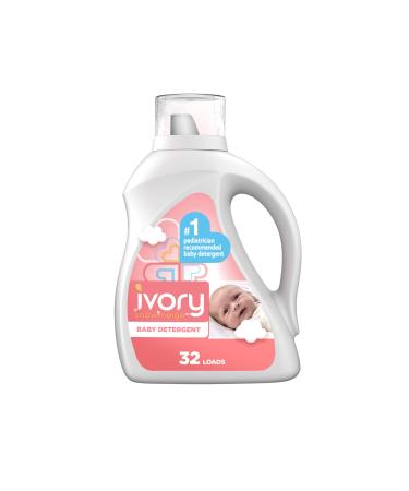 Susicit Ivory Snow Stage 1: Newborn Liquid Laundry Detergent 32 Loads 1.36 Liter
