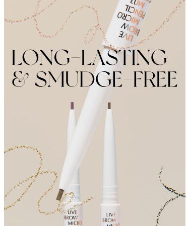 EQUMAL Live Brow Micro Pencil - Ultra Fine 1mm Tip for Natural-Looking Brows | Sweatproof Eyebrow Makeup with Spoolie Brush in Deep Auburn - Buy Online on SooperMarket.com