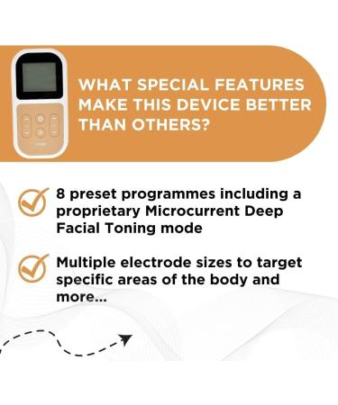TensCare Uniglo Microcurrent Facial Toning Device to Help Reduce Visible Signs of Wrinkles and Tightens Pores. Gives a Youthful Look. EMS Programs to Help with Body Toning. Uniglo Device - Buy Online on SooperMarket.com