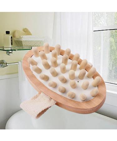 Yardwe Wooden Cellulite Massage Body Massager for Hair Stimulation and Skin Exfoliation - Buy Online on SooperMarket.com