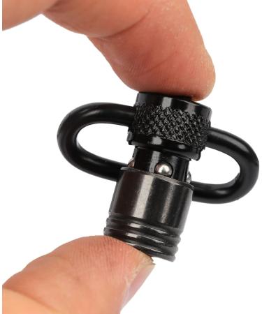 Tourbon 1 Quick Release Sling Mount Push Button QD Rifle Swivel - Black Pack of 2 | International Shipping Available - Buy Online on SooperMarket.com