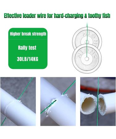 Truscend Fishing Leaders Saltwater Tackle Rig with Swivels Snap - High-Strength Stainless Steel Wire - Fishing Gear Kit for Lures and Hooks - 14KG-60PCS - Buy Online on SooperMarket.com