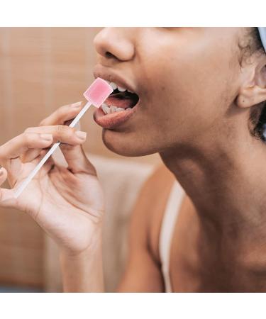 Healifty Disposable Oral Swabs - 100pcs Unflavored Sterile Mouth Swabs for Elderly - Pink Sponge Swabs - Buy Online on SooperMarket.com