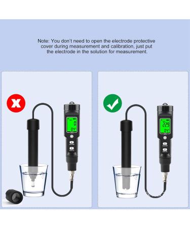 CaCaCook Digital Dissolved Oxygen Meter - Portable DO Pen for 0.0-40.0 Mg/L Oxygen Concentration | International Shipping Available - Buy Online on SooperMarket.com
