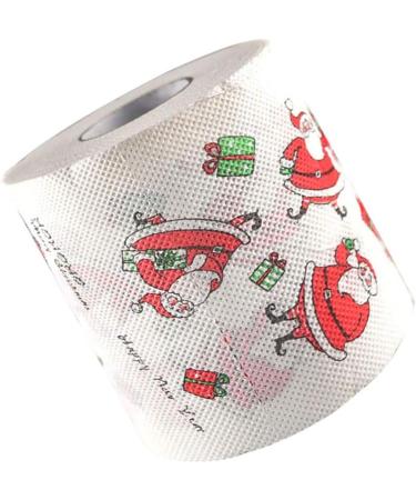 Amosfun Christmas Santa Toilet Paper Tissue Napkin Prank Fun Birthday Party - Buy Online on SooperMarket.com