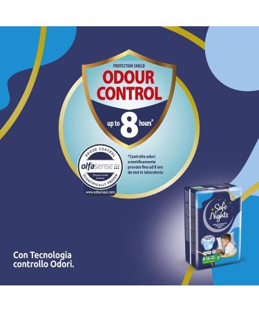 Babylino Safe Nights Boy - Absorbent Night Pants for Ages 8-16 (30-50kg) | Pack of 14 - Buy Online on SooperMarket.com