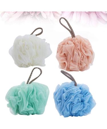 Buy Cabilock 4pcs Cleaning Sponge Set - Bath & Shower Scrubber for Men & Women - Durable Mesh Bath Balls for Effective Cleaning - Buy Online on SooperMarket.com