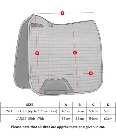 LeMieux White Dressage Suede Square Saddle Pad - Large | Equestrian Riding Equipment & Accessories - Buy Online on SooperMarket.com