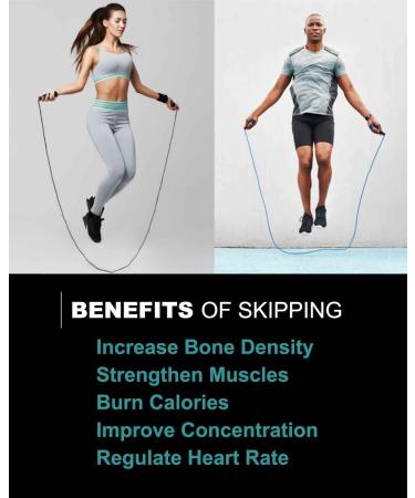 OVICX Digital Weighted Handle Speed Jump Rope - Green | Adjustable Length | Cardio Fitness Training - Buy Online on SooperMarket.com