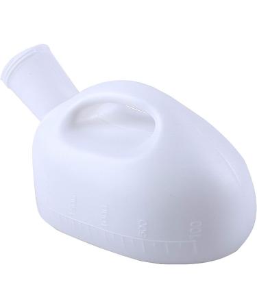 Portable Pee Plastic Pee Container Men's Urinal with Hand held Portable Urine Cup 2000 Ml Large Capacity - Buy Online on SooperMarket.com