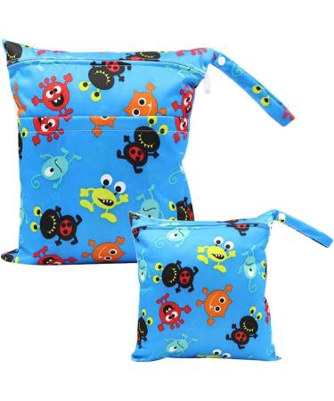 Egurs Diaper Bag Wetbag Set - Large & Medium Blue | Perfect for On-The-Go Storage | International Shipping - Buy Online on SooperMarket.com