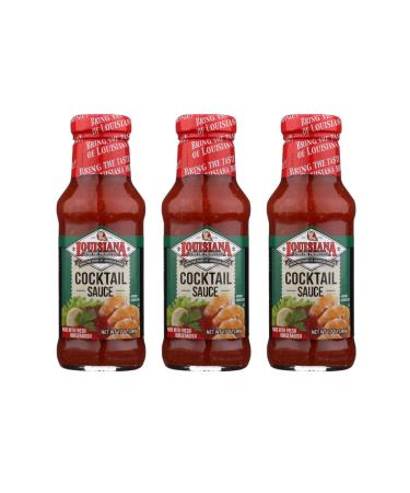 Louisiana Cocktail Sauce with Horseradish 12.0 Oz. (Pack of 3)