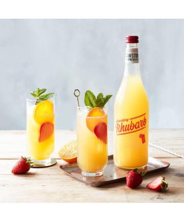 Cawston Press Sparkling Rhubarb Drink - 6x750ml Glass Bottles | No Sugar/Sweeteners/Artificial Colours/Preservatives - Buy Online on SooperMarket.com