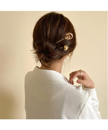 8 Pcs Vintage Metal Hair Sticks - Chinese Hair Jewelry Accessories for Long Hair Women - Buy Online on SooperMarket.com