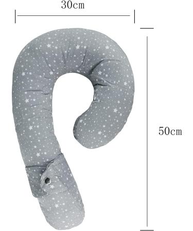 Kids Travel Neck Pillow - Soft U-Shape Head Support for Car Seat Safety - Grey - Buy Online on SooperMarket.com