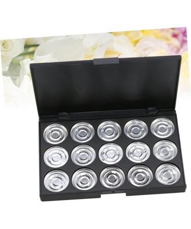 FOYTOKI 3pcs 15 Eyeshadow Palette Travel Makeup Case Empty Cosmetic Case Cosmetic Cases for Traveling Silver - Buy Online on SooperMarket.com