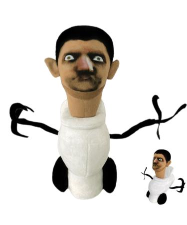 Skibidi Toilet Plush Toys Stuffed Skibidi-Toilet Plush Figure Cameraman Titan Speakerman Woofer Man Plush Toys Funny Game Cartoon Stuffed Animals Plush Doll for Game Fans Girls Boys Birthday Gifts Toilet Mechanical Man