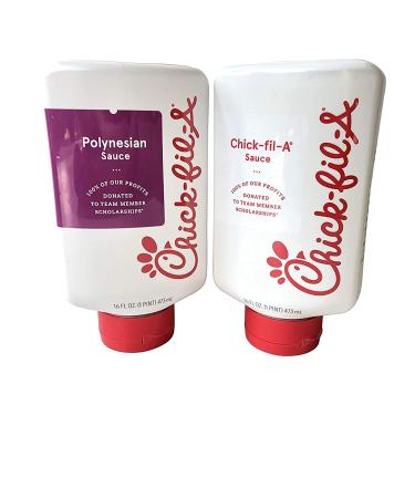 Original and Polynesian Chick fil A Sauce 16 oz bottle, limited item! chik chic