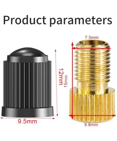 18-Pack Valve Adapter Set for Dunlop & Sclaverand to Schrader - Bicycle & Car Valve Lid | LJFEA - Buy Online on SooperMarket.com