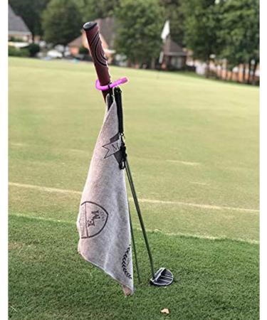 V-Shaped Golf Club Stand: Keep Clubs Clean, Dry & Visible - Durable Stainless Steel, Easy to Carry - Buy Online on SooperMarket.com