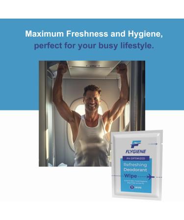 Deodorant Wipes - Individually Wrapped Antiperspirant Body Wipes (10 Count) | Shop Now for Freshness Anywhere - Buy Online on SooperMarket.com