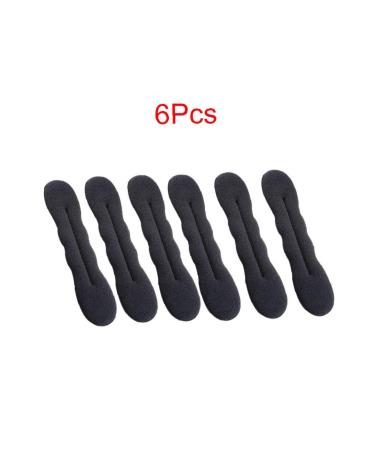 6PCs Magic Hair-Br tchen manufacturer-Torsion-Locken-Haar role Coiffure Hair Braider Magic Sponge Simple Diy Hair Styling Tools Ballet Bun For Women 17.5cm