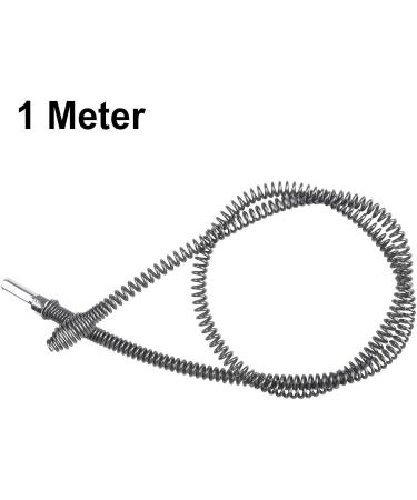 1Pc Manganese Steel Drainer Pipe Dredging Tool - Spring Sewer Unblocker Connector Rod (1/2/3M) for Bathroom & Kitchen - Buy Online on SooperMarket.com