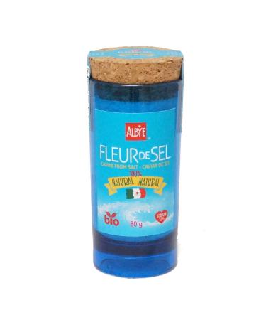 Fleur de Sel Organic Artisanal Natural Low Sodium (12%) Unbreakable Tumbler with 2.83oz Enhances The Taste of Foods. The Caviar of Salt!.