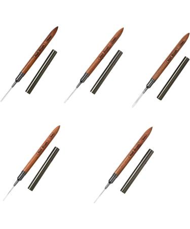 6/9/12/15/18mm Nail Art Brush Pull Line Painted Pen Nail Nail Dotting Tools Nail Art Liner Brush For Nail Artists Nail Art Design Painting Brush Nail Art Brush Nail Dotting Tools For Nail Artists - Buy Online on SooperMarket.com