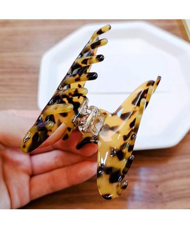 Tortoise Shell Big Hair Claw Clips - Nonslip 3.8 Inch Strong Hold Jaw Clips for Women (2 Pack) - Buy Online on SooperMarket.com