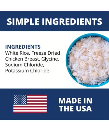 Under the Weather Easy to Digest Bland Dog Food Diet for Sick Dogs with Electrolytes - Gluten Free, All Natural, Freeze Dried - 6 Pack of Rice, Chicken & Bone Broth 6oz - Buy Online on SooperMarket.com