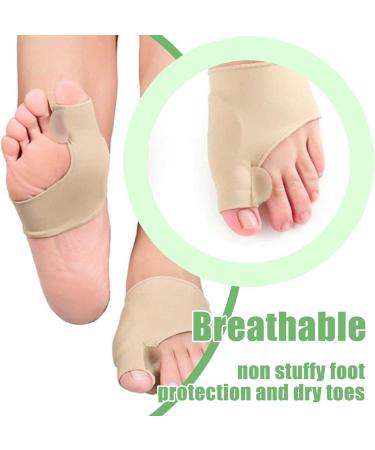 HEIMEABI Hallux Valgus Splint Bunion Corrector & Gel Separator - Bunion Correction Socks for Big Toe Protector - One Size - Buy Online on SooperMarket.com
