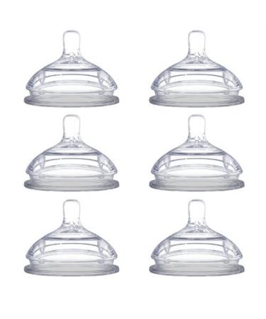 Comotomo Replacement Silicone Nipples Fast Flow - 6 Pack