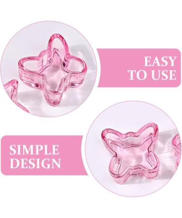 minkissy Nail Dappen Cup Butterfly Shape Dappen Dish Cups Acrylic Nail Dish Bowl Glass Decorative Nail Brush Cup Manicure Nail Dish - Buy Online on SooperMarket.com