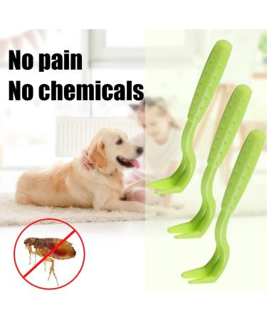 Tranquilique 5 PCS Tick Remover Tick Remover Tools for Dogs Cats Humans Flea Treatment Cat Entire Head & Body Pain-Free Tick Remover for Professional & Home 1.93+2.44+2.5inch 5/Pcs green - Buy Online on SooperMarket.com