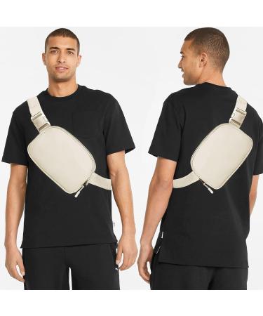 Joysoda 40 Inch Adjustable Fanny Pack Belt Bag - Unisex Beige Belt Bag for On-the-Go Style - Buy Online on SooperMarket.com